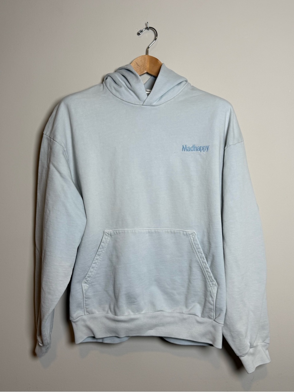 Madhappy | Classic Logo Hoodie | Light Blue | Size Large